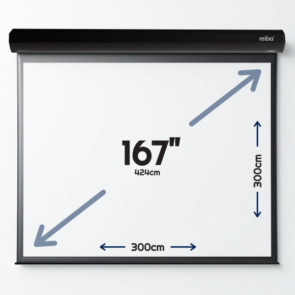 Johnson™ 167 Electric projection screen 300x300